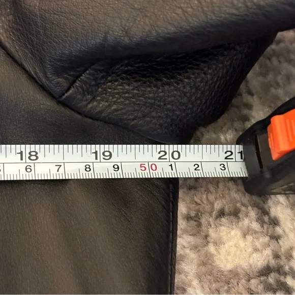 Wilsons Leather Black Zip Front Jacket Women’s Medium Genuine Leather Classic M - Picture 12 of 16